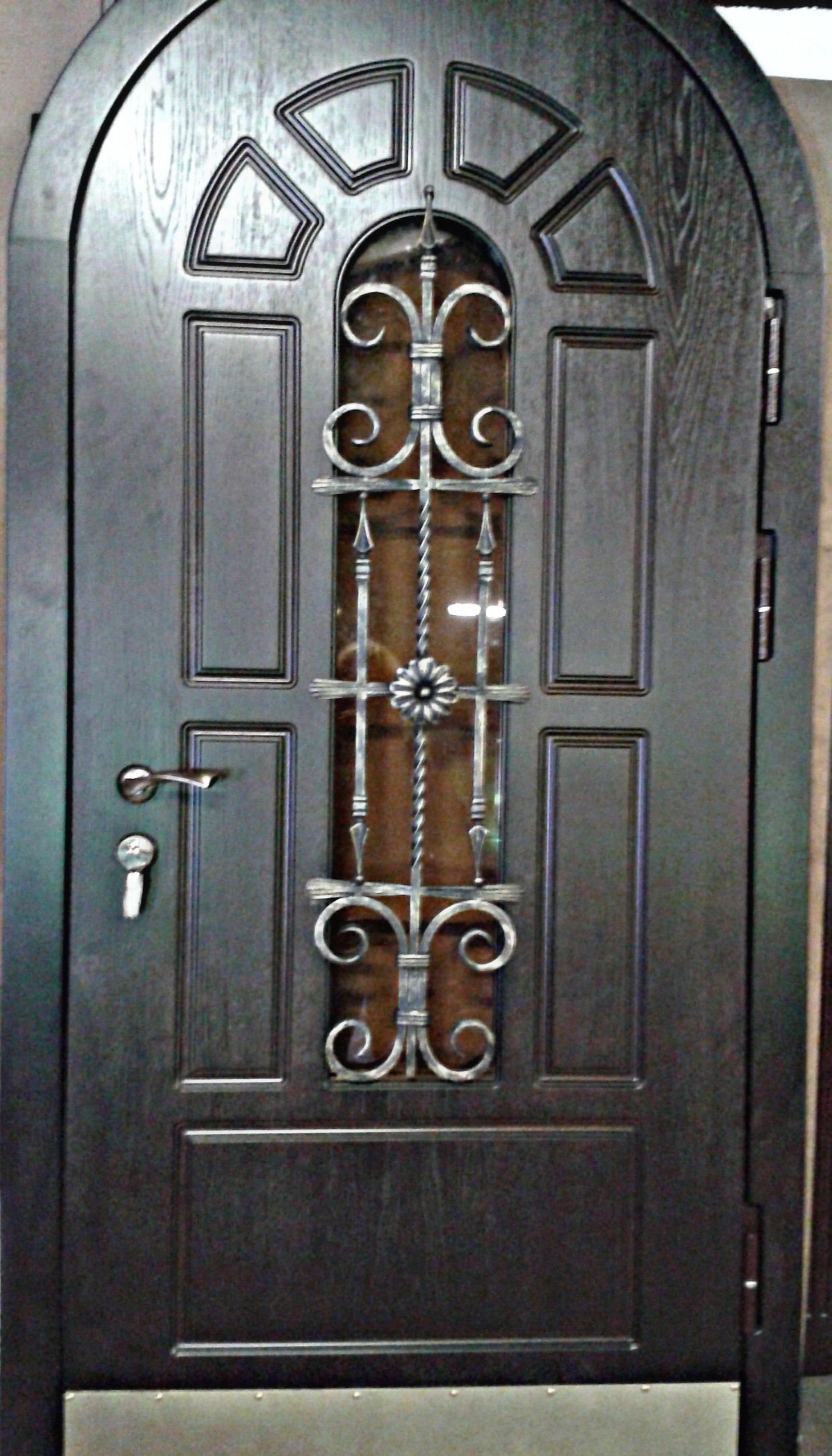 Дверь стальная Арочная порошковая покраска 